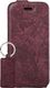 Surazo Futerał na telefon Surazo ze skóry naturalnej Flip case - Ornament Burgund 7
