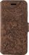 Surazo Etui na telefon Surazo ze skóry naturalnej Slim cover - Ornament Brązowy 1