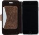 Surazo Etui na telefon Surazo ze skóry naturalnej Slim cover - Ornament Brązowy 2