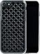 Surazo Etui na tył telefonu Surazo skóra naturalna Back case - Pikowane Romby - Czarny Połysk 2