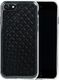 Surazo Etui na tył telefonu Surazo skóra naturalna Back case - Pikowane romby - Czarny matowy 2