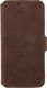 Surazo Etui na telefon Surazo ze skóry naturalnej Slim cover CC - Nubuk Orzechowy 1