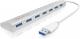 HUB USB Icy Box 7x USB-A 3.0 (IB-AC6701) 1