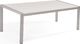 Beliani Stół ogrodowy z aluminium 180 x 90 cm biały VERNIO 1