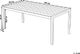 Beliani Stół ogrodowy z aluminium 180x90cm brązowy VERNIO (204830) 5