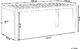 Beliani Stół ogrodowy drewniany eukaliptus 220x100 cm GROSSETO (215359) 7
