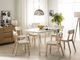 Beliani Stół do jadalni rozkładany 120/160 x 80 cm biały SANFORD 3