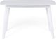 Beliani Stół do jadalni rozkładany 120/160 x 80 cm biały SANFORD 5