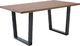 Beliani Stół do jadalni 160 x 90 cm ciemne drewno AUSTIN 1