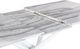 Beliani Stół do jadalni rozkładany 160/200 x 90 cm efekt marmuru z białym MOIRA 6