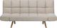 Beliani Sofa rozkładana beżowa INGARO 1