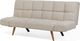 Beliani Sofa rozkładana beżowa INGARO 3