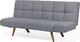 Beliani Sofa rozkładana jasnoszara INGARO 4