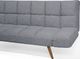 Beliani Sofa rozkładana jasnoszara INGARO 6