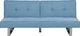 Beliani Sofa rozkładana niebieska DUBLIN 1