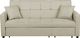 Beliani Sofa rozkładana beżowa GLOMMA 1