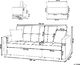 Beliani Sofa rozkładana ciemnoszara GLOMMA 9