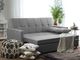 Beliani Sofa rozkładana jasnoszara GLOMMA 2
