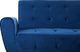 Beliani Sofa rozkładana welurowa ciemnoniebieska SELNES 4