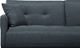 Beliani Sofa rozkładana granatowa LUCAN 5