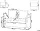 Beliani Sofa rozkładana szara HOVIN 9