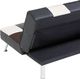 Beliani Sofa rozkładana ekoskóra wielokolorowa patchwork OLSKER 7