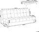 Beliani Sofa rozkładana ekoskóra wielokolorowa patchwork OLSKER 8