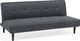 Beliani Sofa rozkładana ciemnoszara VISBY 1