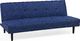 Beliani Sofa rozkładana ciemnoniebieska VISBY 2