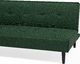 Beliani Sofa rozkładana ciemnozielona VISBY 4