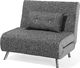 Beliani Sofa rozkładana ciemnoszara FARRIS 3