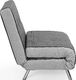 Beliani Sofa rozkładana ciemnoszara FARRIS 6