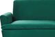 Beliani Sofa rozkładana welurowa zielona VETTRE 5