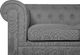 Beliani Sofa 3-osobowa duża jasnoszara CHESTERFIELD 4