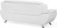 Beliani Sofa 3-osobowa biała LEIRA 3