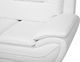 Beliani Sofa 3-osobowa biała LEIRA 5