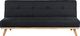 Beliani Sofa rozkładana czarna FROYA 1