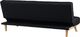 Beliani Sofa rozkładana czarna FROYA 5