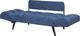 Beliani Sofa rozkładana ciemnoniebieska BREKKE 4
