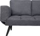 Beliani Sofa rozkładana ciemnoszara BREKKE 5
