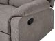 Beliani Sofa rozkładana 2-osobowa beżowoszara BERGEN 3