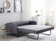Beliani Sofa rozkładana szara BELFAST 2