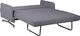 Beliani Sofa rozkładana szara BELFAST 5