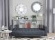 Beliani Sofa rozkładana ciemnoszara ABERDEEN 1
