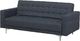 Beliani Sofa rozkładana ciemnoszara ABERDEEN 2