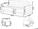 Beliani Sofa rozkładana ciemnoszara ABERDEEN 7
