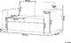 Beliani Sofa 2-osobowa czarna HELSINKI 9