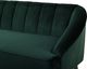 Beliani Sofa 3-osobowa welurowa zielona ALSVAG 4