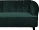 Beliani Sofa 3-osobowa welurowa zielona ALSVAG 5