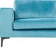 Beliani Sofa 3-osobowa welurowa niebieska VADSTENA 4